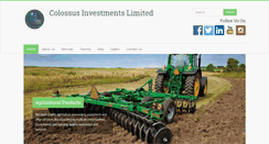 Desktop Screenshot of colossusinvestmentslimited.com