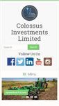 Mobile Screenshot of colossusinvestmentslimited.com